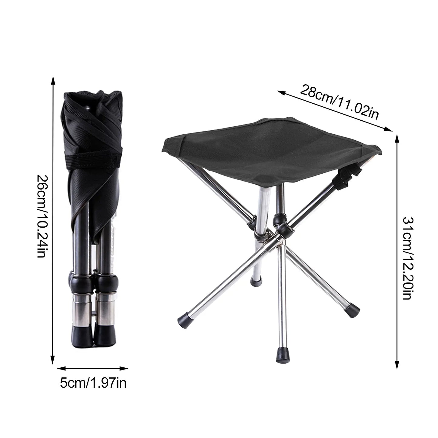 Portable Folding Camping Stool – Lightweight & Stable Seat
