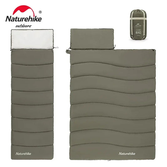 Envelope Cotton Sleeping Bag for Comfortable Camping