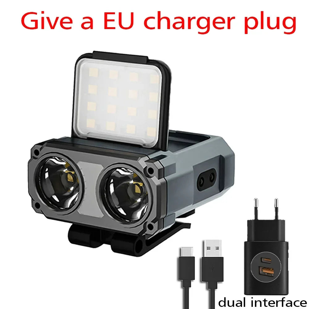 Rechargeable LED Headlamp with Motion Sensor