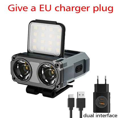 Rechargeable LED Headlamp with Motion Sensor