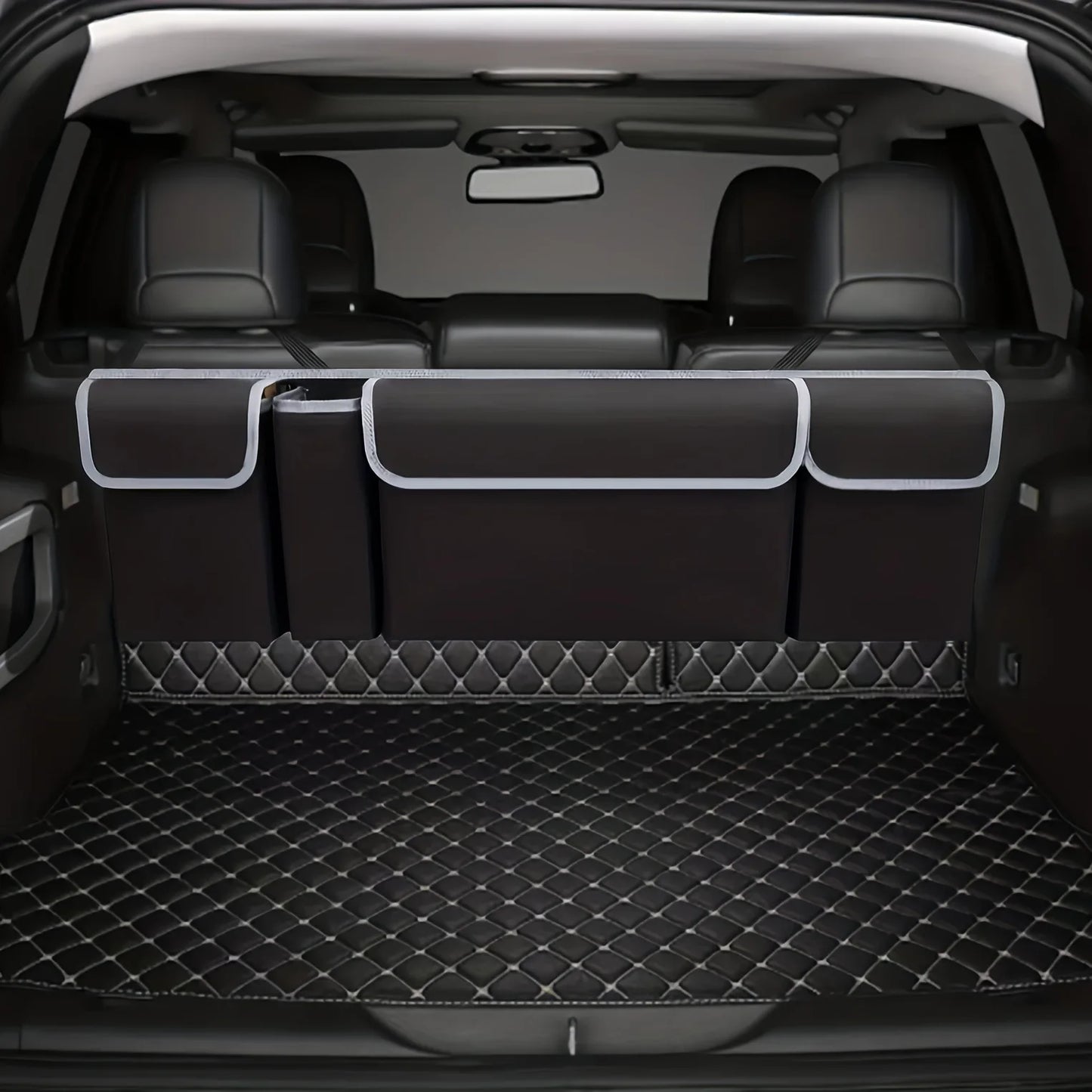 Car Trunk Storage Bag – Rear Seat Hanging Organizer
