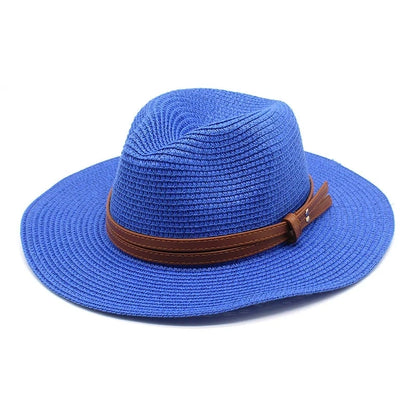 Beach Sun Hat Straw Visor for UV Protection
