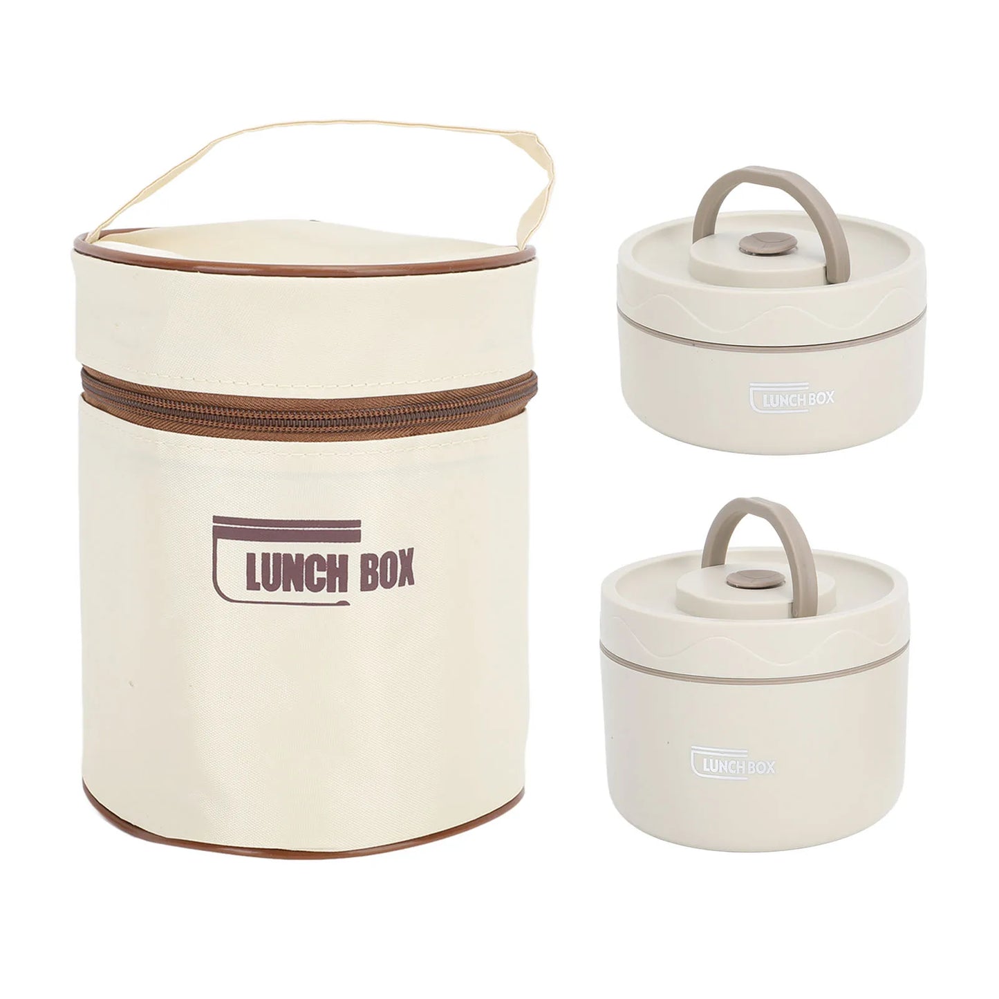 Thermal Lunch Box Stainless Steel Leakproof with Bag