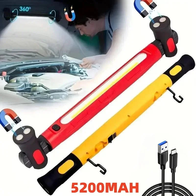 Magnetic Work Light Rechargeable 3000 Lumens Bright