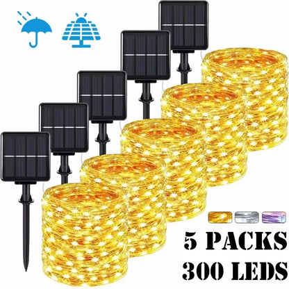 Solar Fairy String Lights for Garden & Outdoor Décor