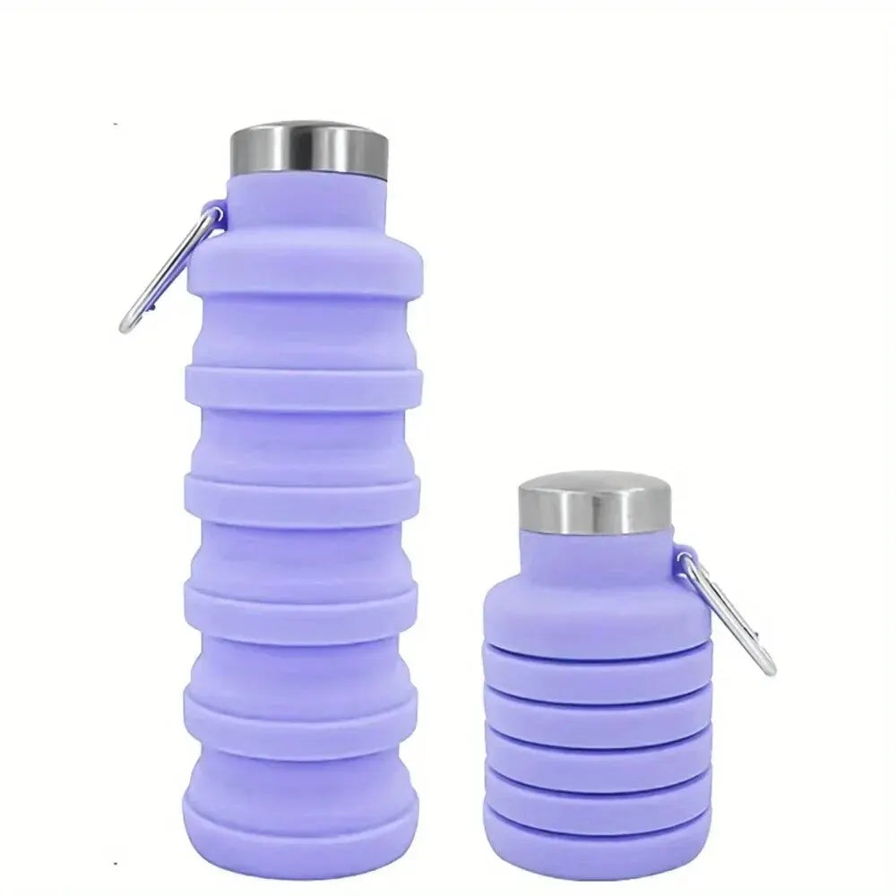 Collapsible BPA-Free Water Bottle Foldable for Hiking