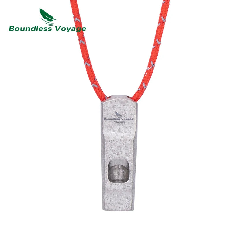 Titanium Survival Whistle – 120dB Emergency Safety Tool