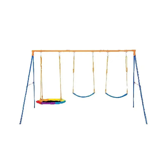 Backyard Swing Set - Safe Outdoor Fun for Kids