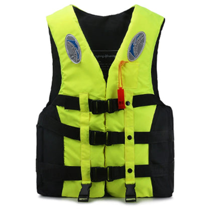 Outdoor Life Jacket with Whistle Adjustable Fit
