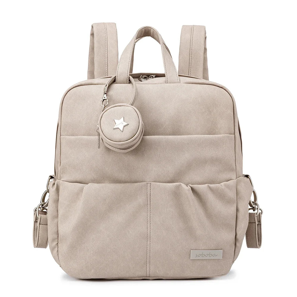 Waterproof Diaper Backpack with Large Capacity Storage