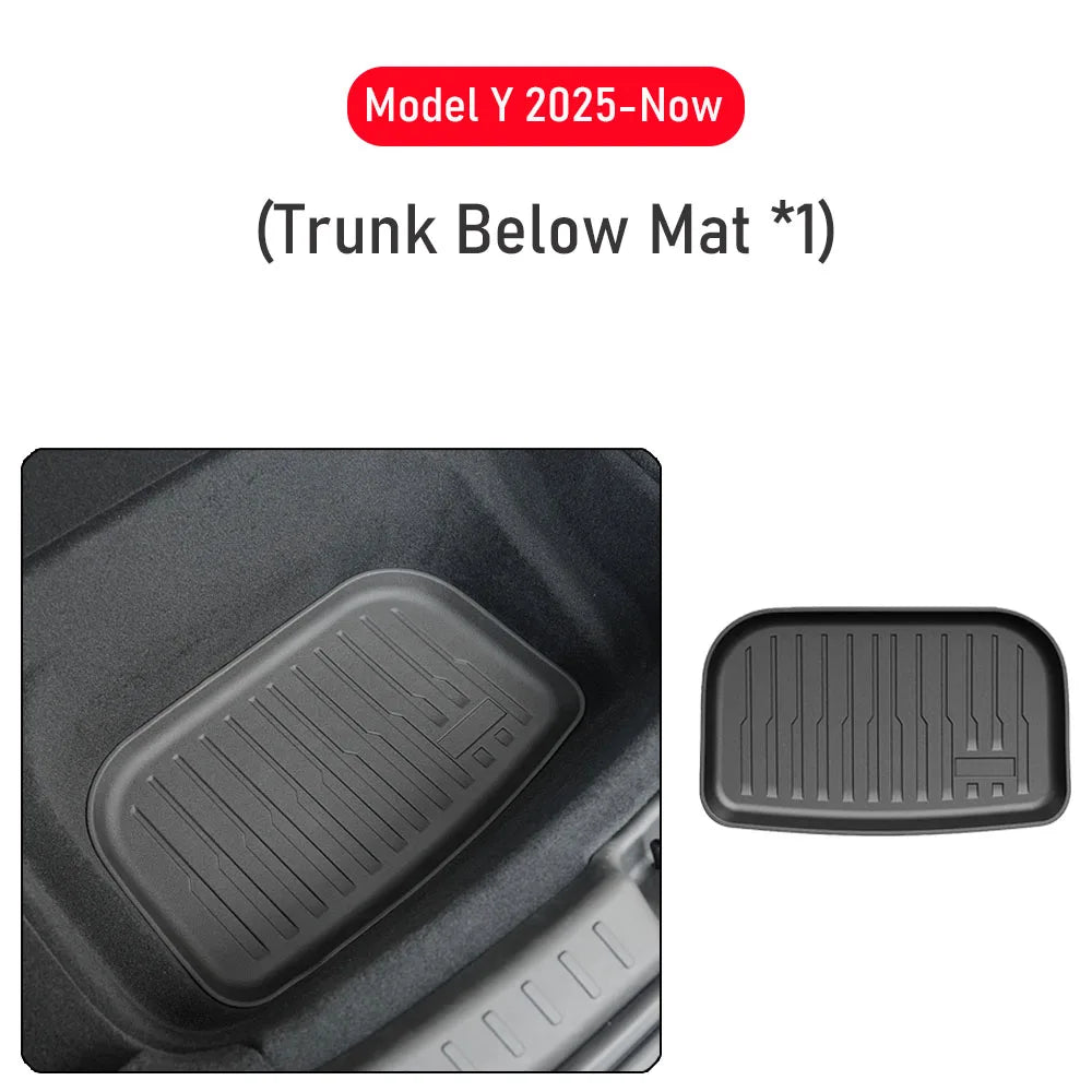 Tesla Model Y Trunk Mats – All Weather Protection