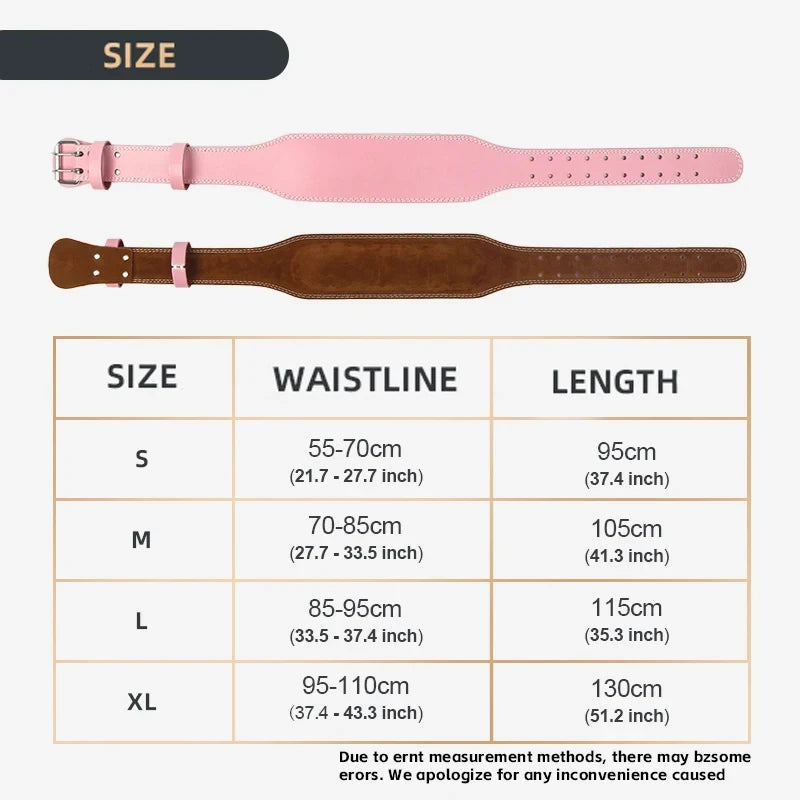 Weightlifting Belt for Back Support & Safer Lifts