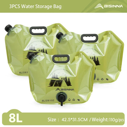 BSWOLF 8L Folding Water Bag – Portable Outdoor Hydration