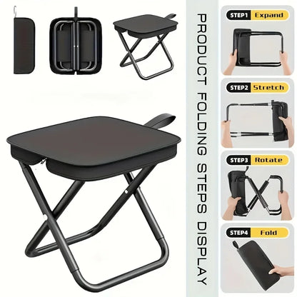 Portable Folding Camping Stool for Lightweight Outdoor Seating