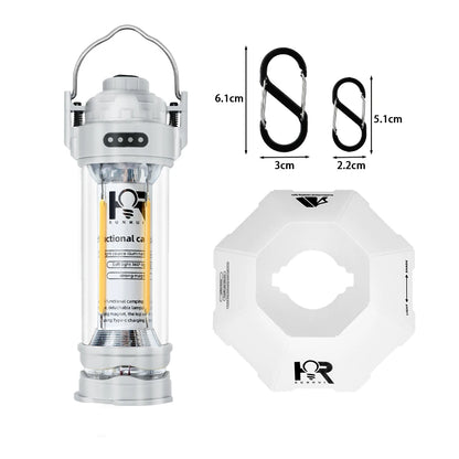 Retro LED Camping Lantern with Stepless Dimming