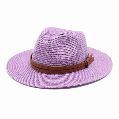 Beach Sun Hat Straw Visor for UV Protection