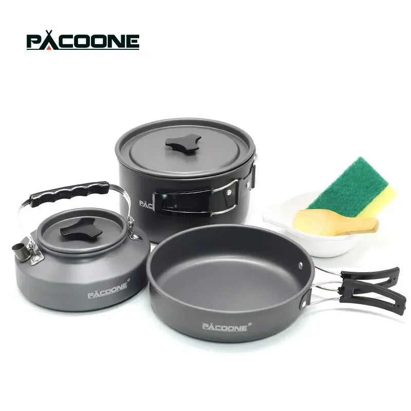 Camping Cookware Set – Portable Outdoor Cooking Kit