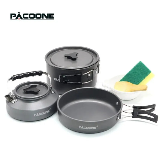 Camping Cookware Set – Portable Outdoor Cooking Kit