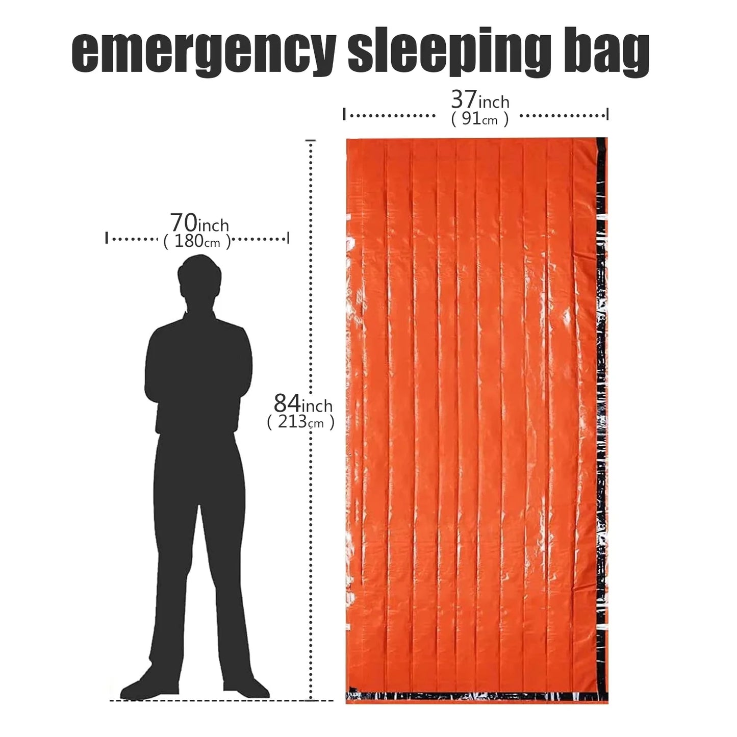 Emergency Survival Sleeping Bag Keeps You Warm