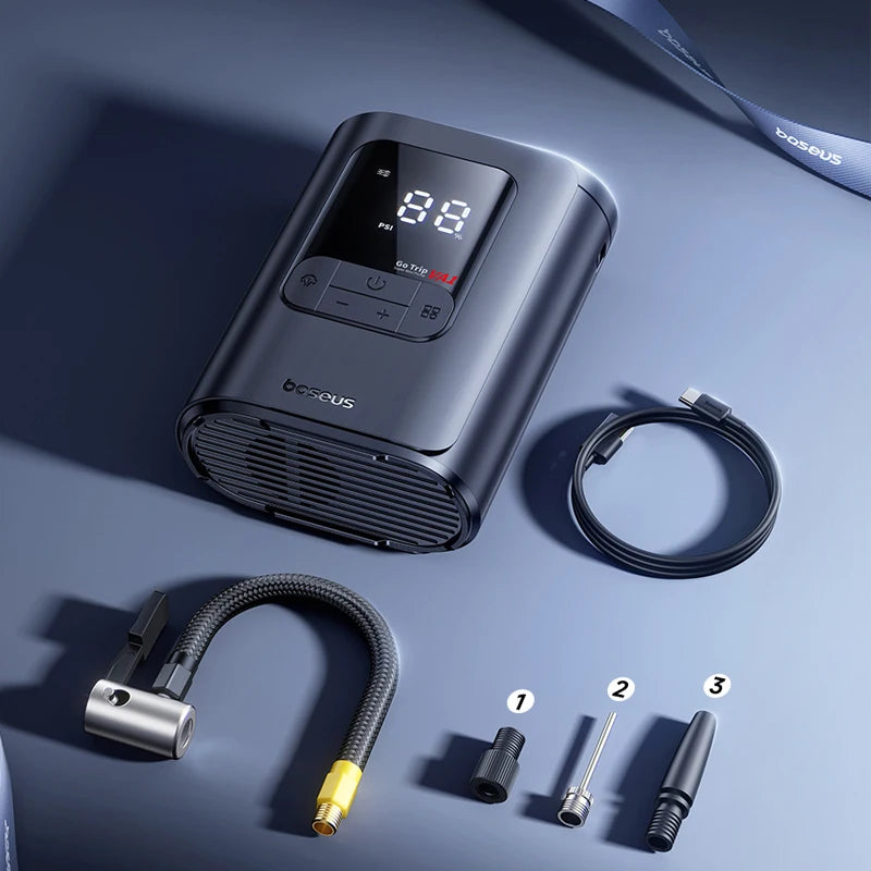 Wireless Car Air Pump Portable Fast Tire Inflator