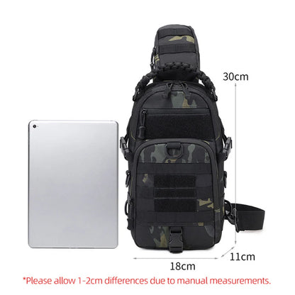 Tactical Chest Bag Waterproof Sling for Outdoor Use