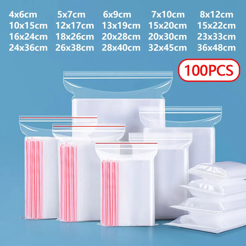 Ziplock Food Storage Bags Keep Food Fresh Easily
