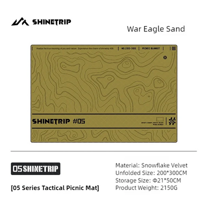 Aluminum Waterproof Picnic Mat for Dry Outdoor Comfort