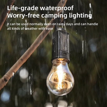 Rechargeable Solar LED Camping Lamp Waterproof & Portable