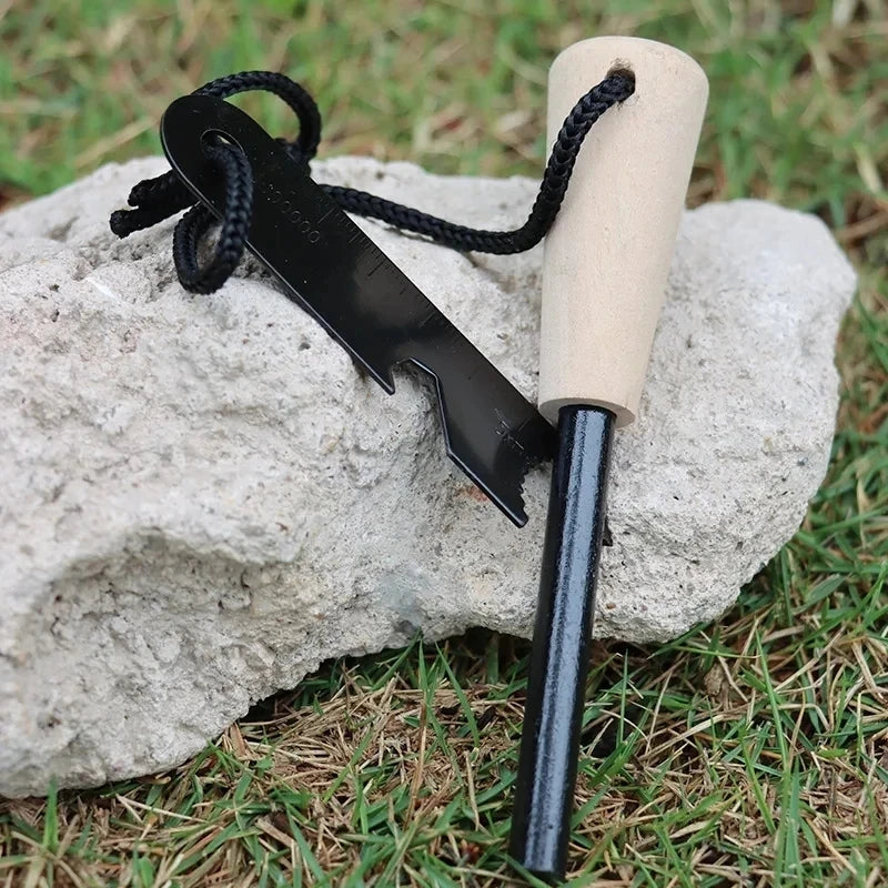 Portable Flint Fire Starter Kit – Survival Magnesium Tool