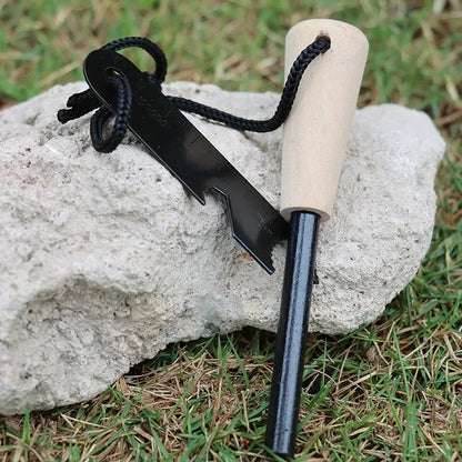 Portable Flint Fire Starter Kit – Survival Magnesium Tool