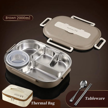 Insulated Stainless Steel Lunch Box Leakproof Set