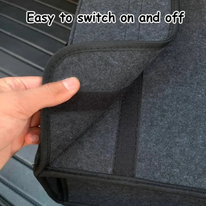 Car Trunk Organizer Felt Box – Anti Slip Storage