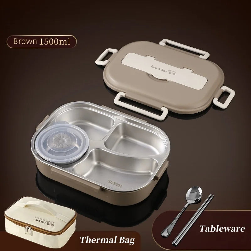 Insulated Stainless Steel Lunch Box Leakproof Set