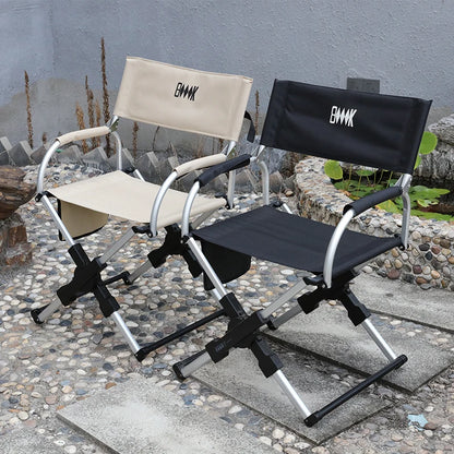 Folding Camping Chair with Back Support & Easy Carry