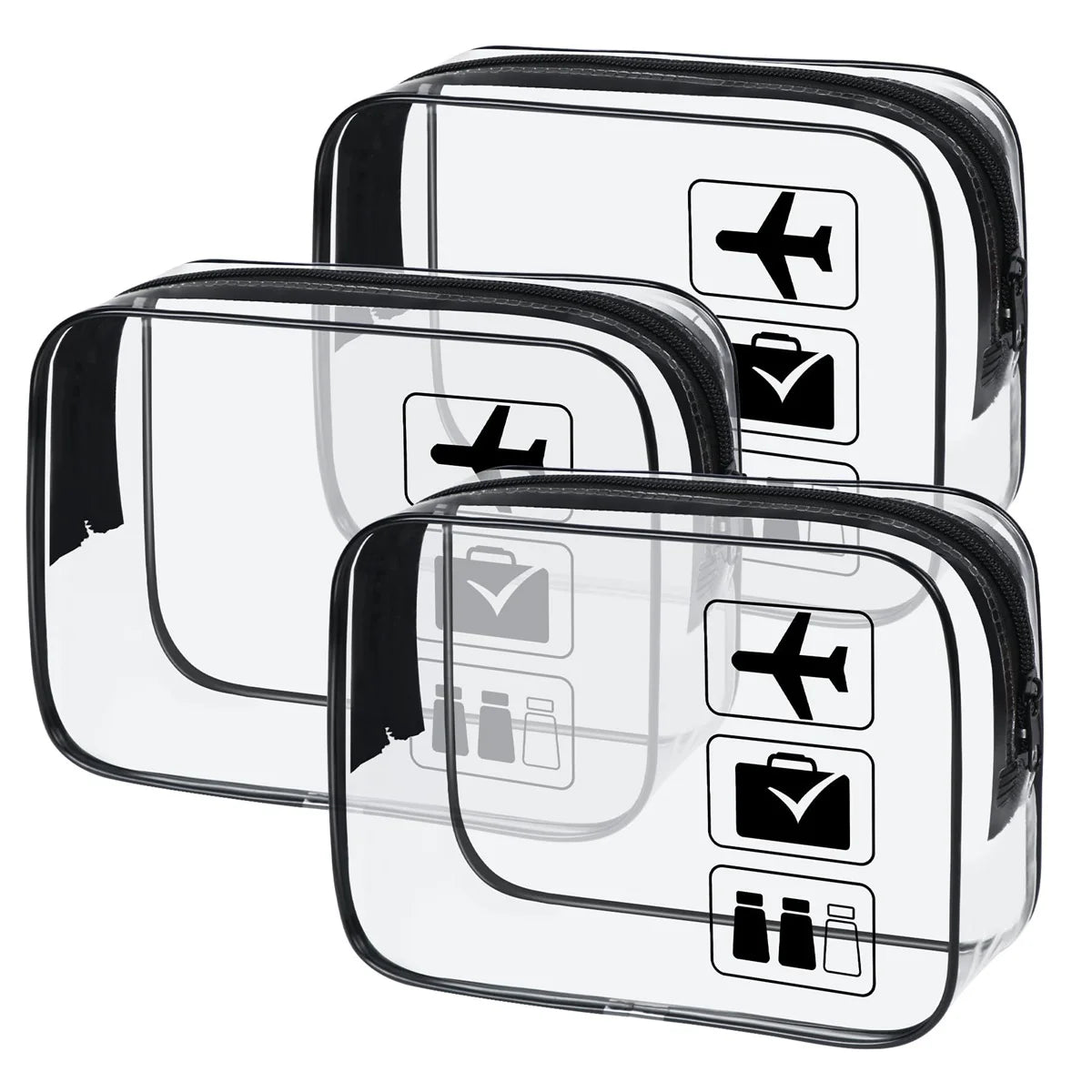 Clear TSA Travel Toiletry Bag – Quart Size, Airport Compliant