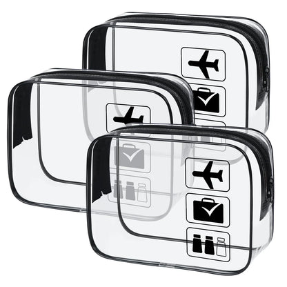 Clear TSA Travel Toiletry Bag – Quart Size, Airport Compliant