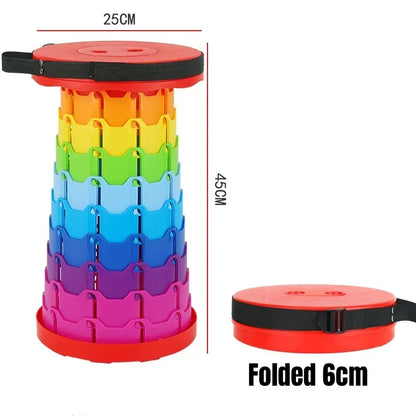 Portable Collapsible Camping Stool for Easy Outdoor Seating
