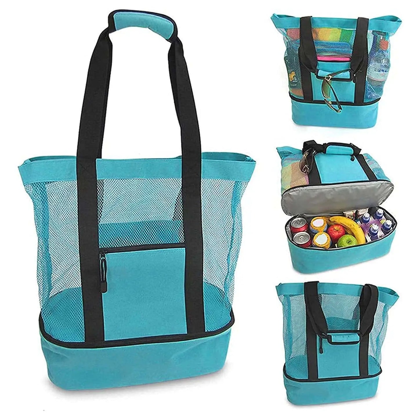 Insulated Picnic Beach Bag – Large Waterproof Tote for Women