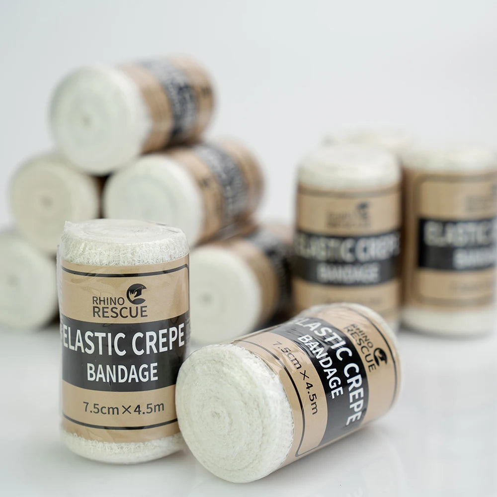 Elastic Crepe Bandage for Outdoor First Aid Support