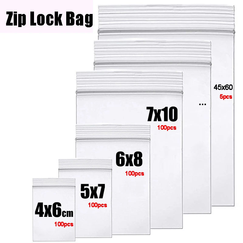 Reusable Zip Lock Food Storage Bags – Leakproof & Durable