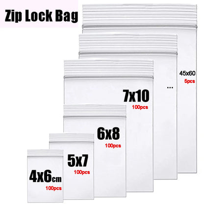 Reusable Zip Lock Food Storage Bags – Leakproof & Durable