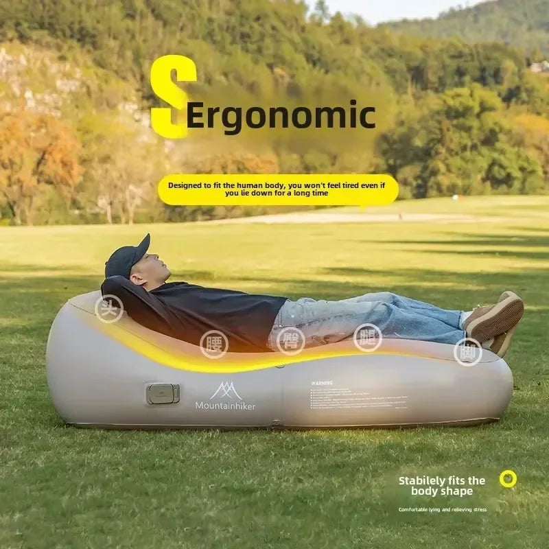 Inflatable Camping Sofa Bed with Fast Auto Pump Comfort
