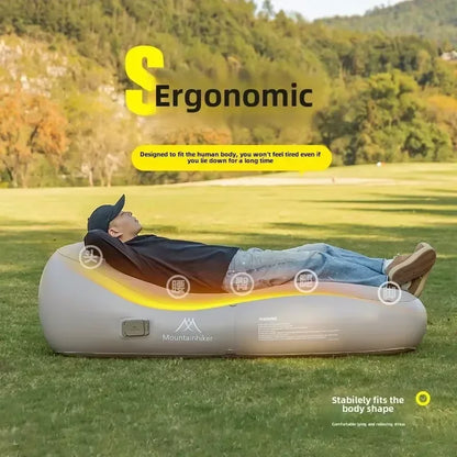 Inflatable Camping Sofa Bed with Fast Auto Pump Comfort