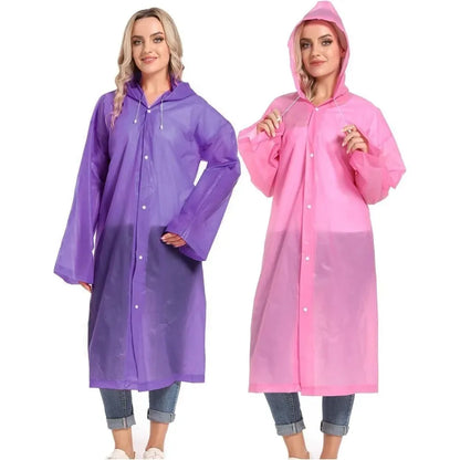 Waterproof Rain Poncho for Lightweight Outdoor Protection