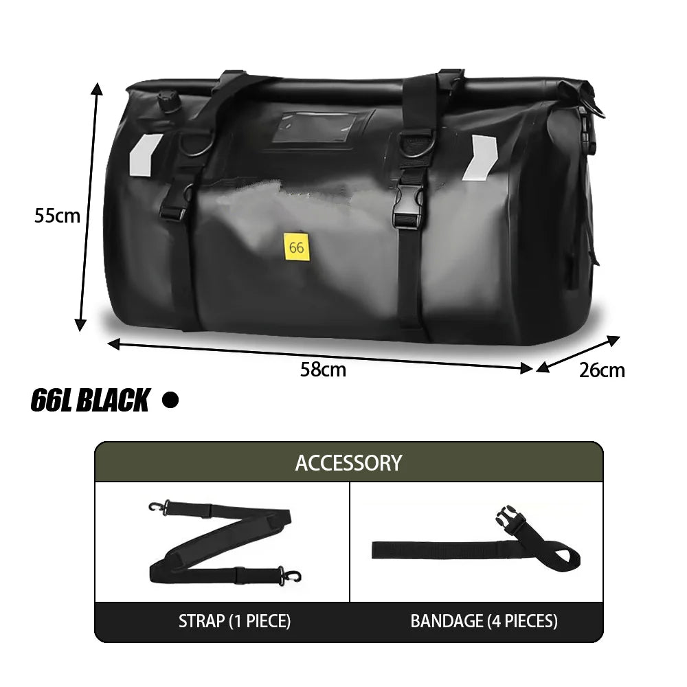 Waterproof Dry Bag for Motorcycle Travel Gear Protection