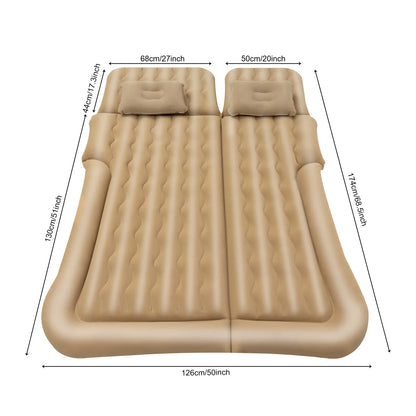 Universal Inflatable Car Bed for Travel Comfort & Rest