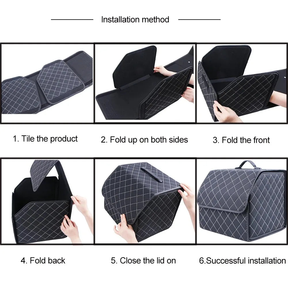 Car Trunk Organizer Box for Neat Travel Storage