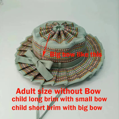 Foldable Straw Sun Hat for Kids & Adults – UV Protection