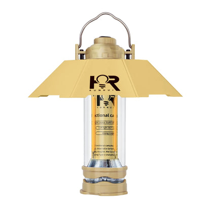 Retro LED Camping Lantern with Stepless Dimming