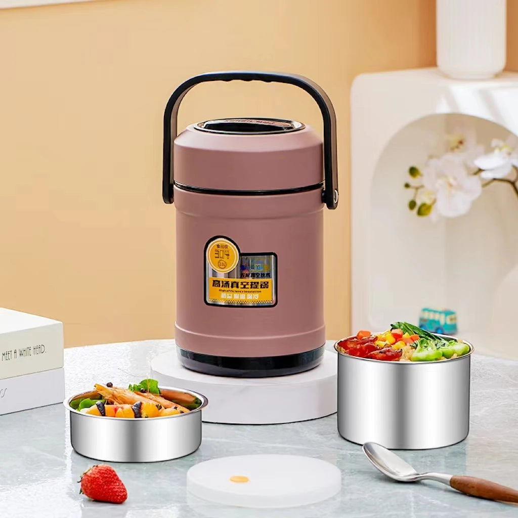 Stainless Steel Insulated Lunch Box Leakproof Large Capacity